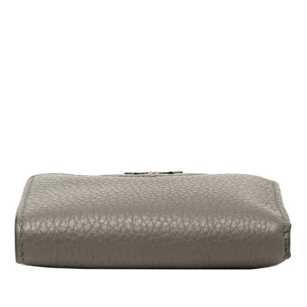 Prada Triangle Logo Compact Wallet